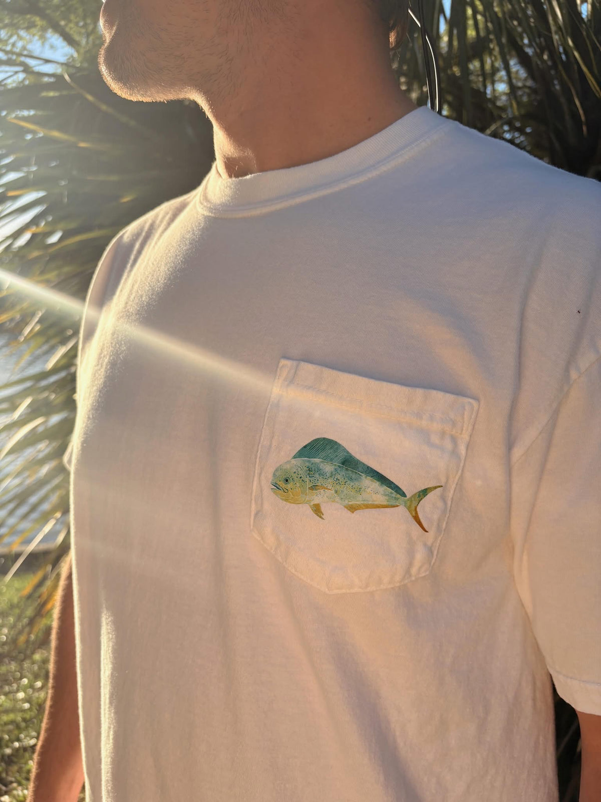 Florida Keys Mahi Mahi Pocket T-Shirt