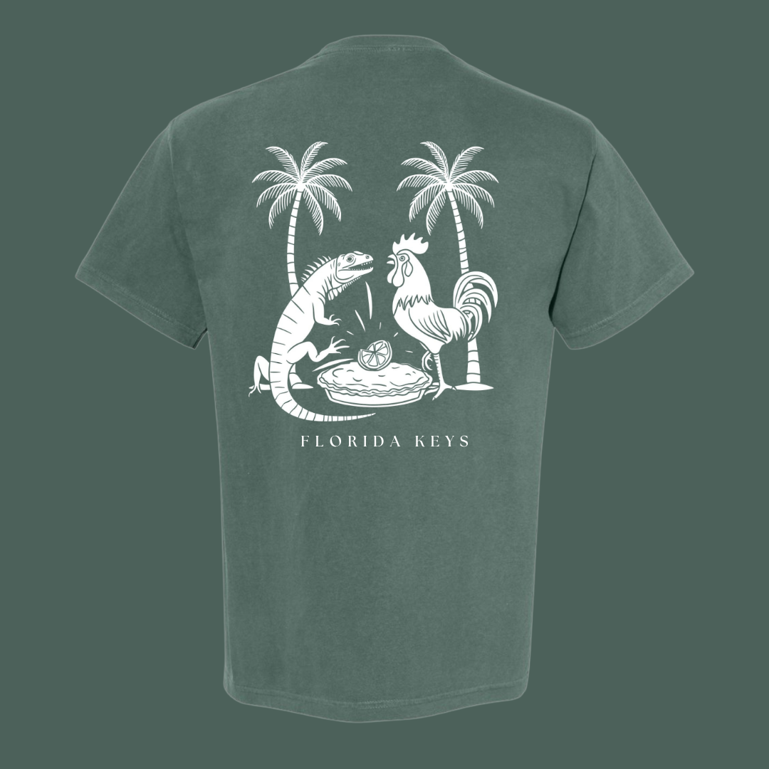 Iguana Fight Key Lime Pie Tee
