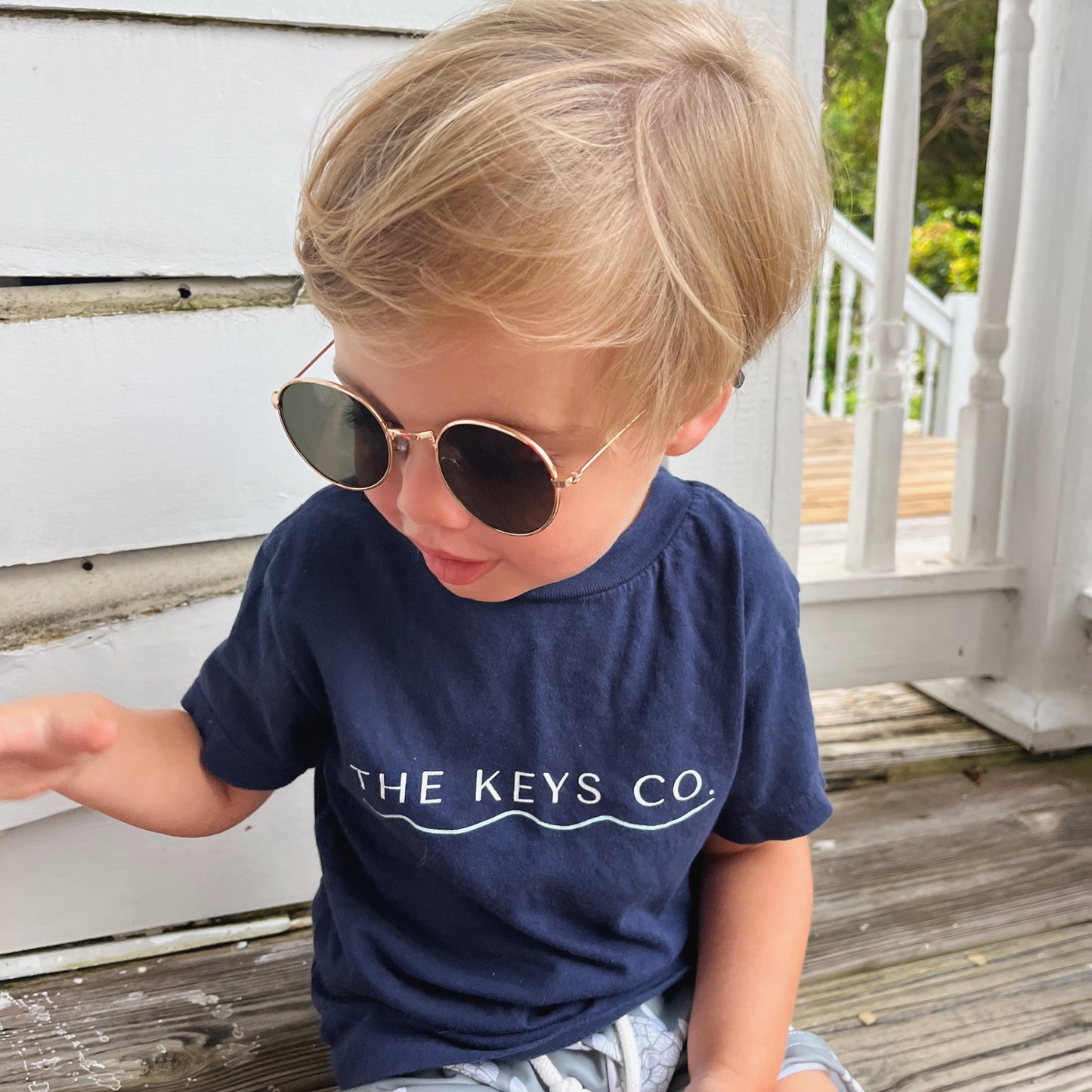 The Keys™ Co. Navy Tee Unisex Adult & Kids