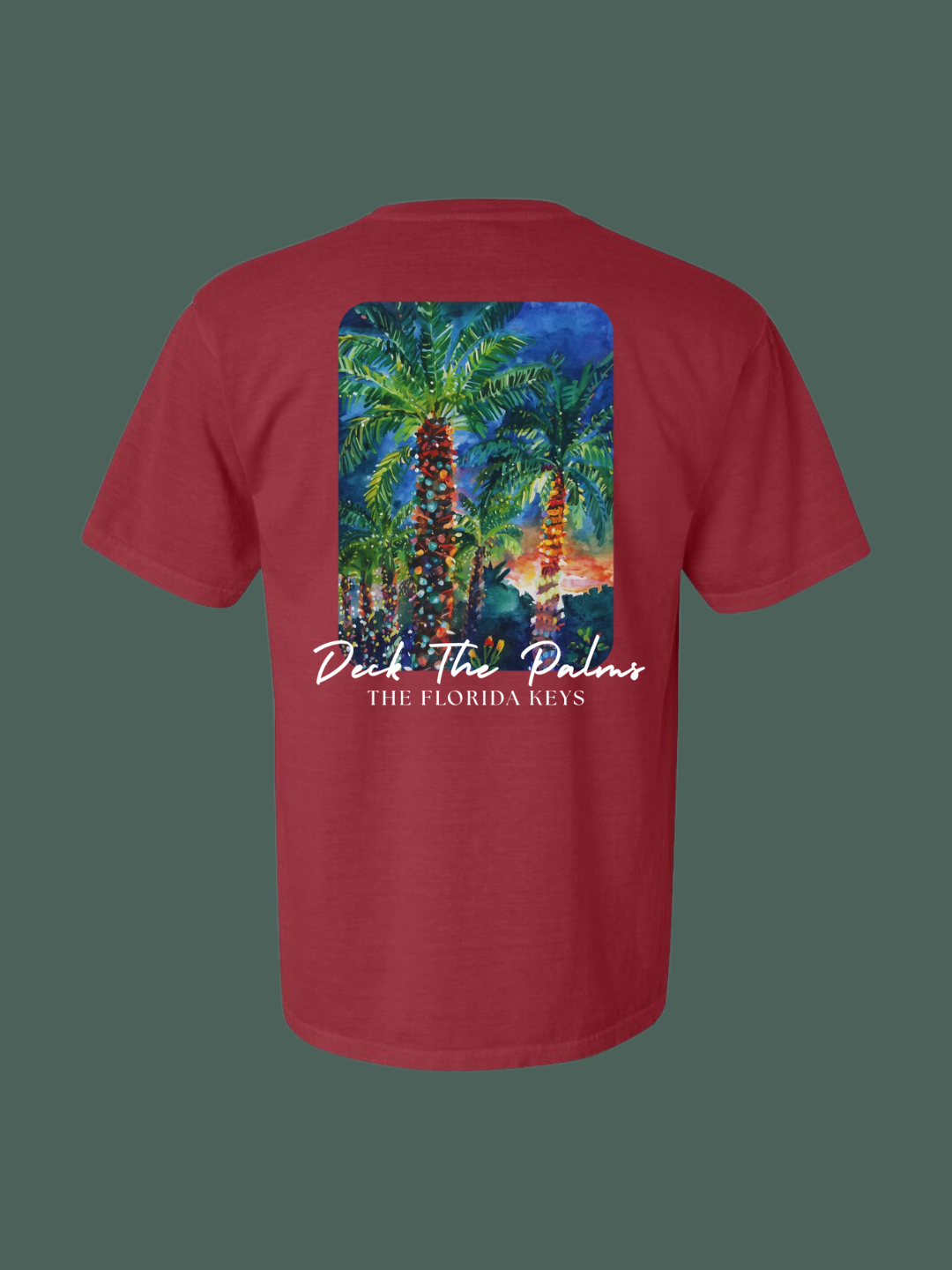 Deck The Palms - Florida Keys Christmas T-Shirt