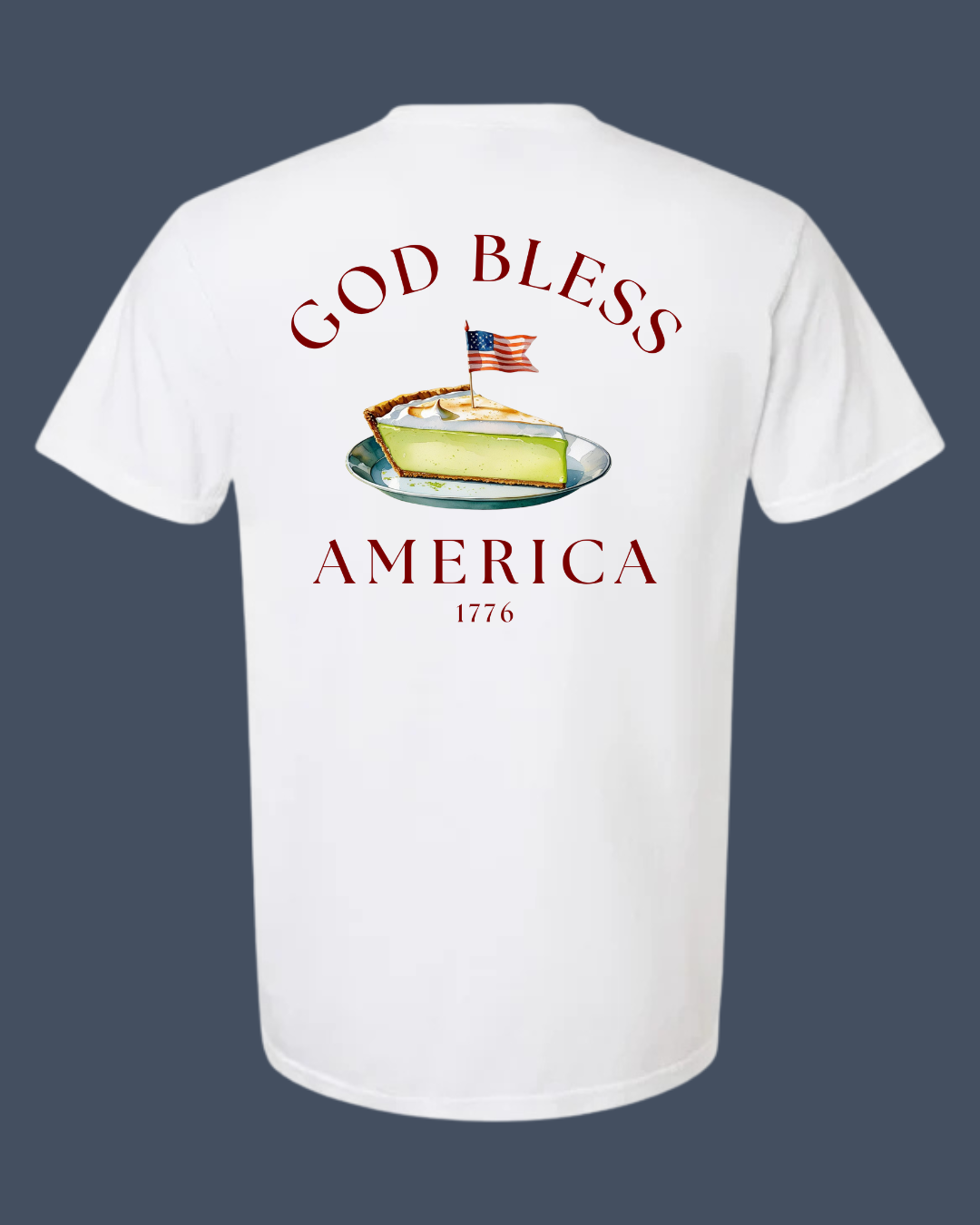 God Bless America Key Lime Pie Pocket Tee