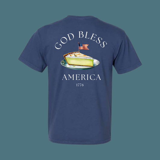 God Bless America Key Lime Pie Pocket Tee