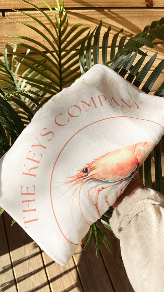 Unisex Youth & Adult Pink Shrimp Key West Tee