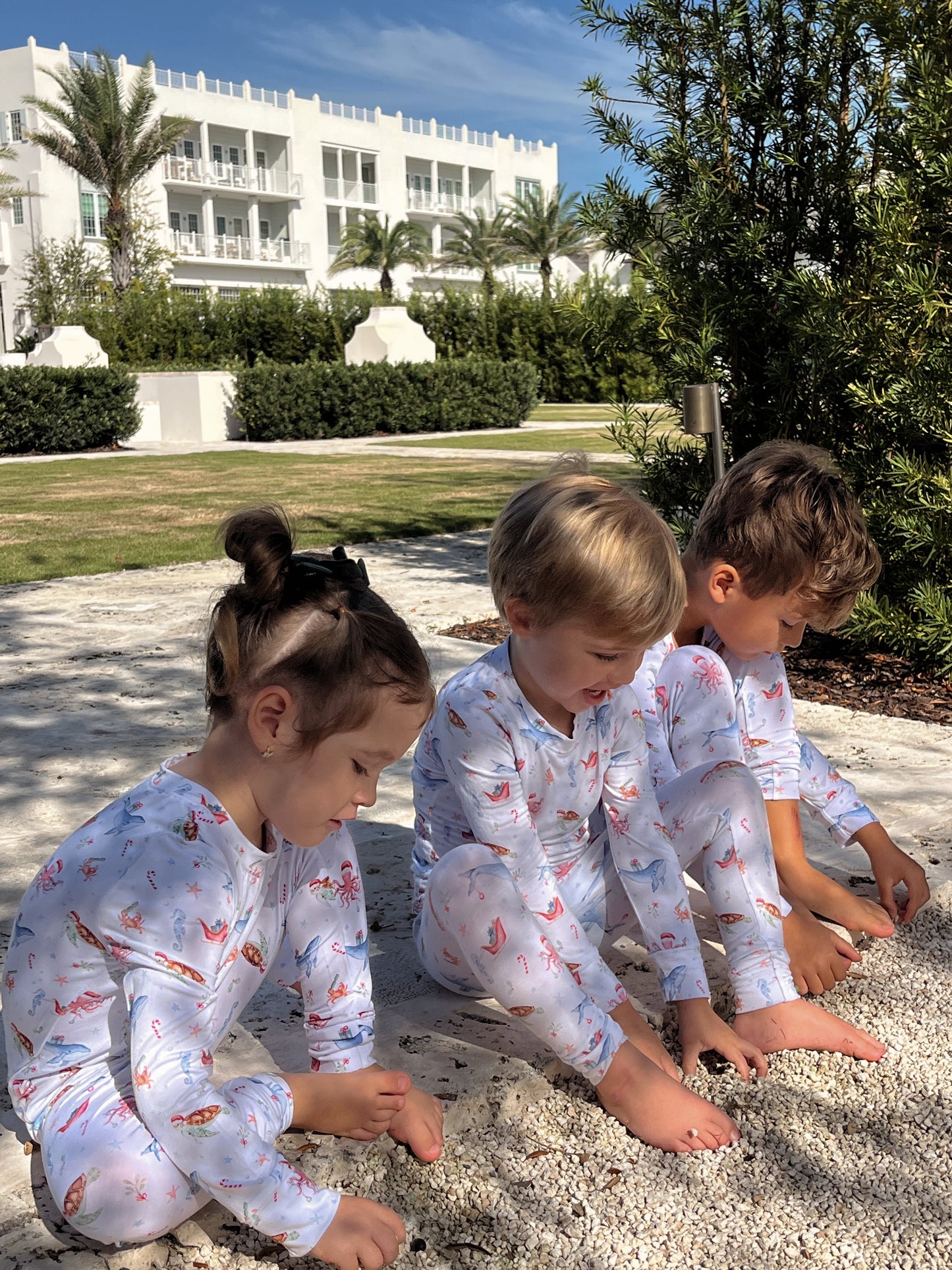 Kids Christmas in The Keys Bamboo Pajamas