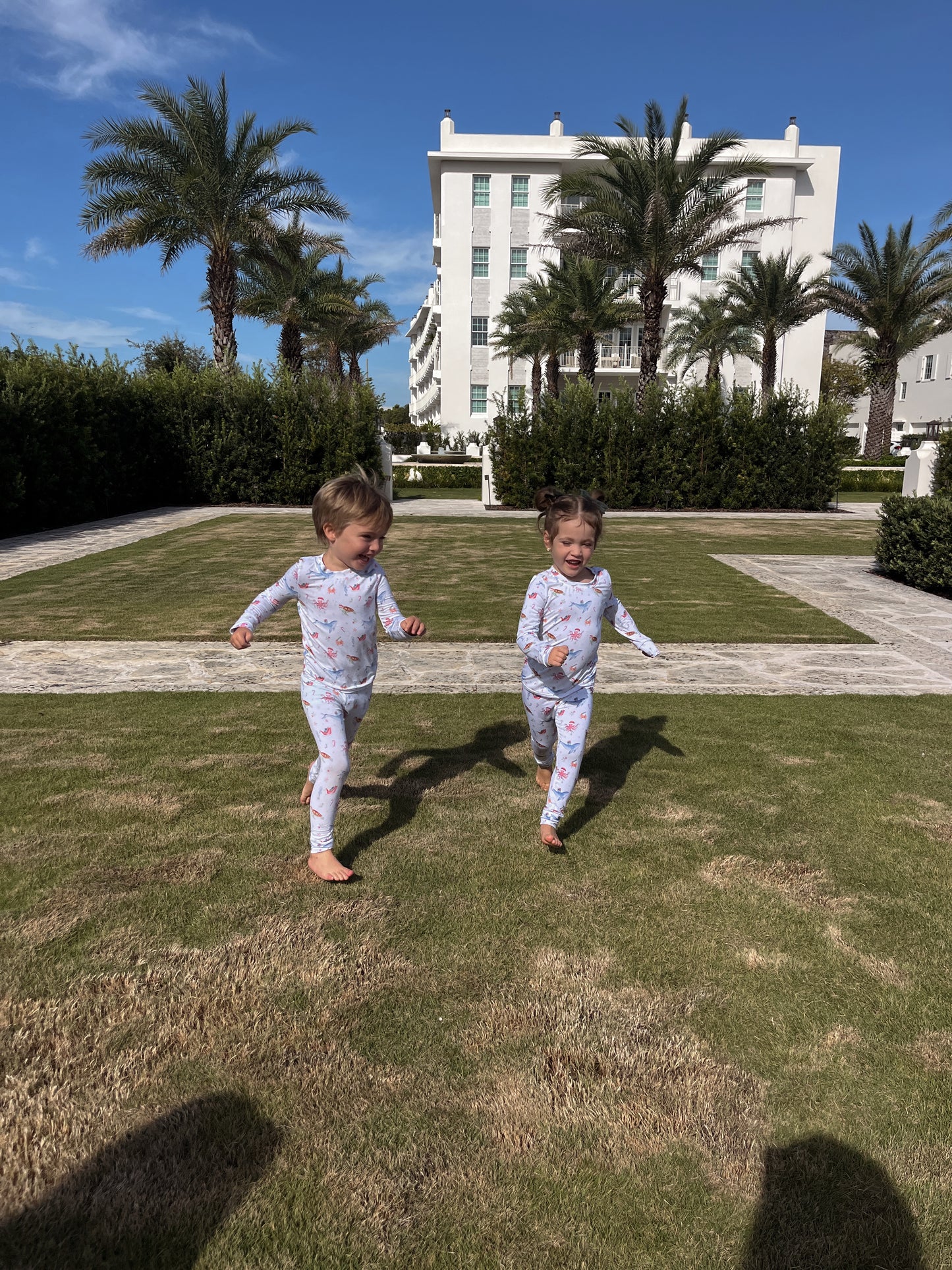 Kids Christmas in The Keys Bamboo Pajamas