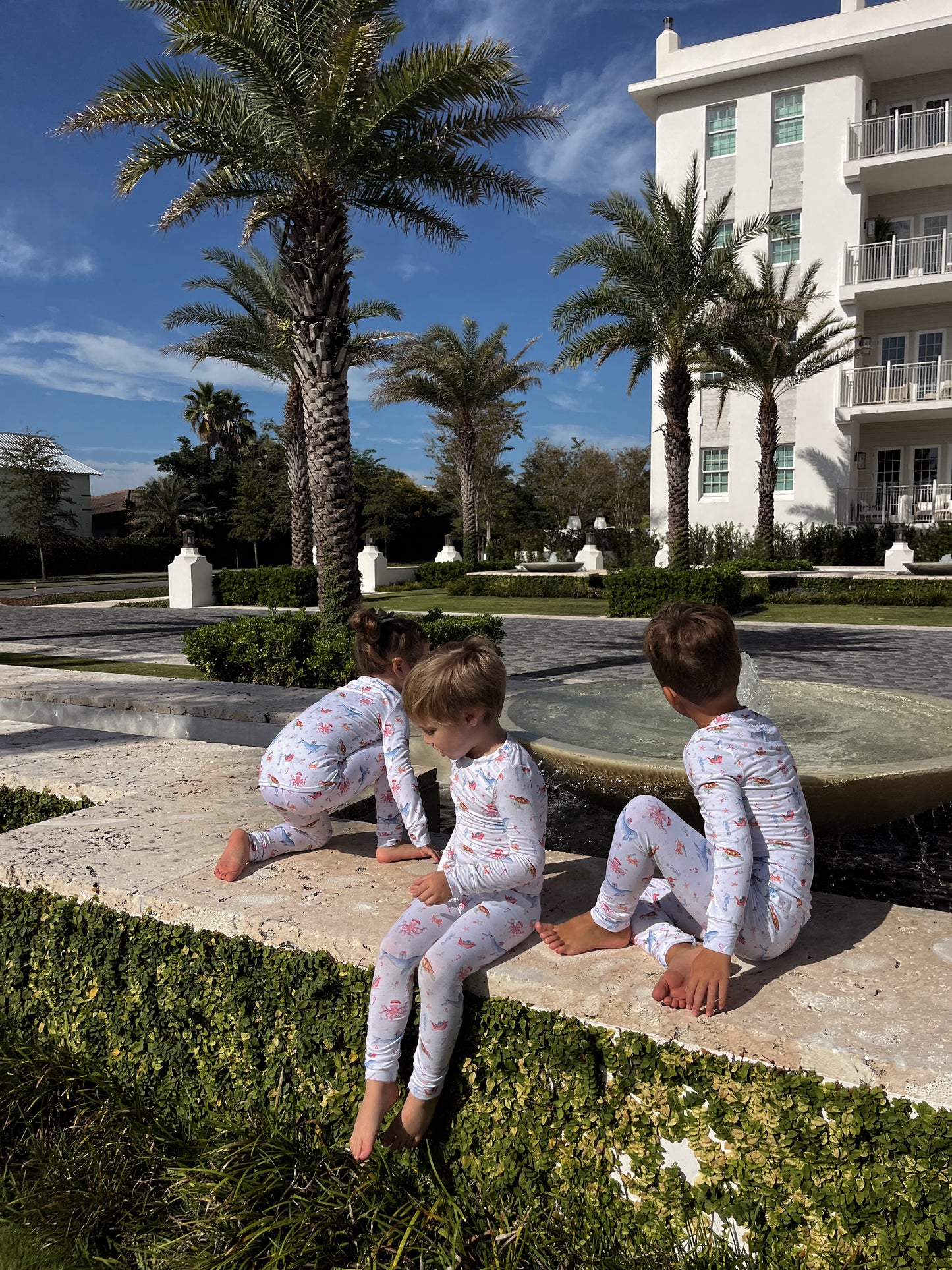 Kids Christmas in The Keys Bamboo Pajamas